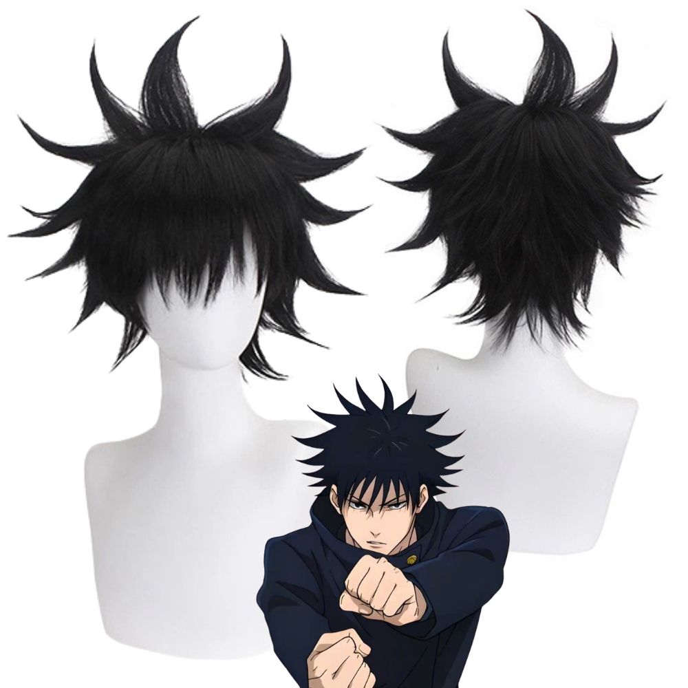 Quality Men'S Accessories - Parrucca Cosplay Anime JJK Megumi Fushiguro,
