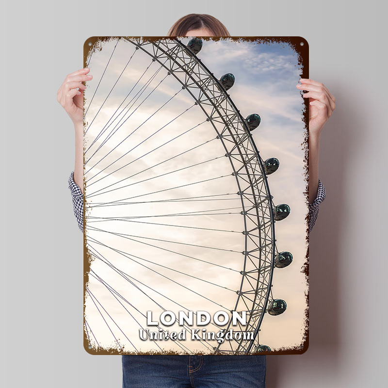 Men'S Accessories London - Poster Stampa London Eye Regno Unito,