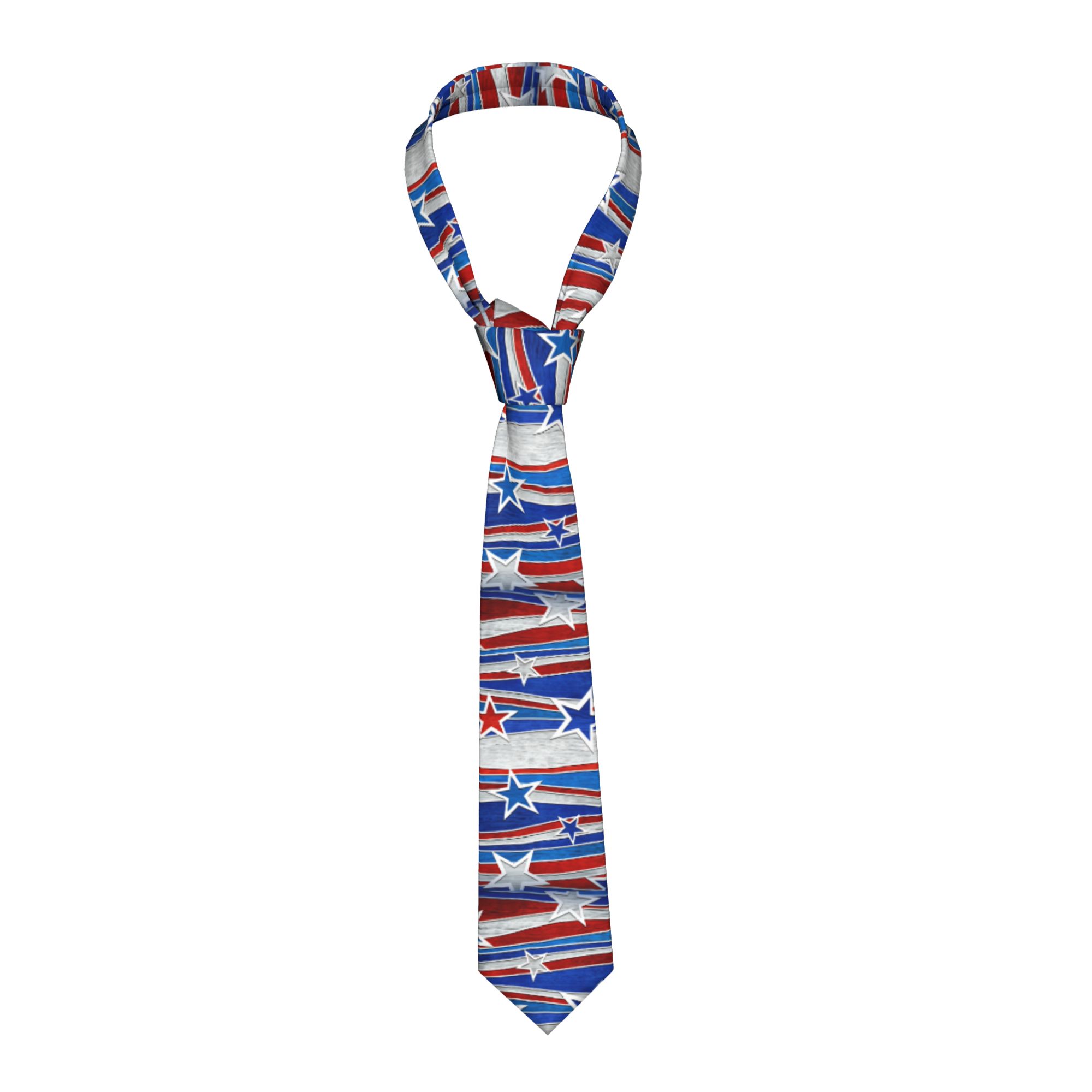 Quality Men'S Accessories - Cravatta a righe con bandiera francese,