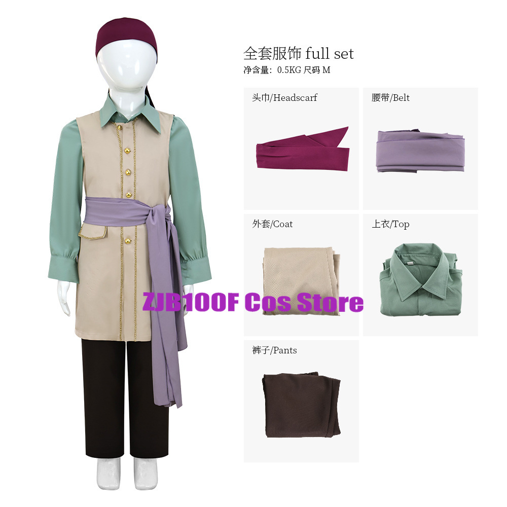 Men'S Accessories Anime - Costume da Cosplay dell'Anime Captain Clark,