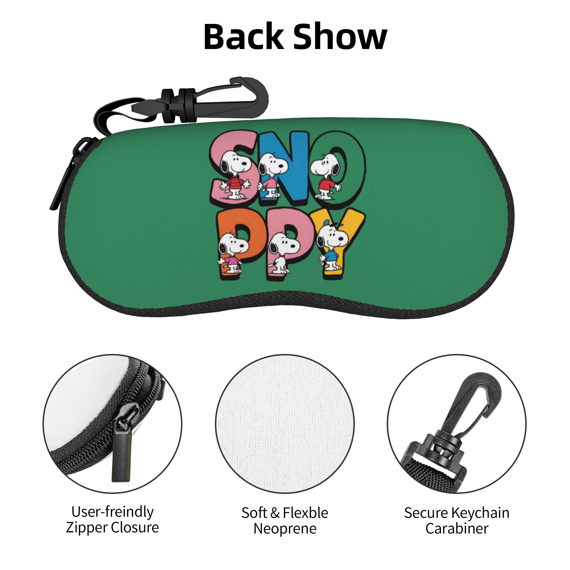 Men'S Accessories Glasses - S-Snoopy Anime Dog Shell Custodie protettive