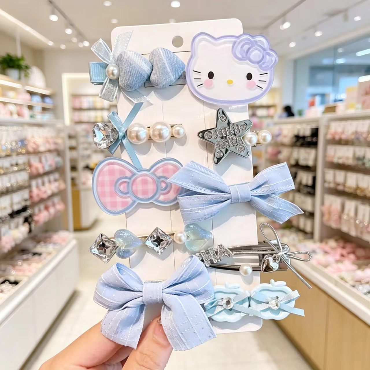Tie Clip Set - Set di accessori per capelli Hello