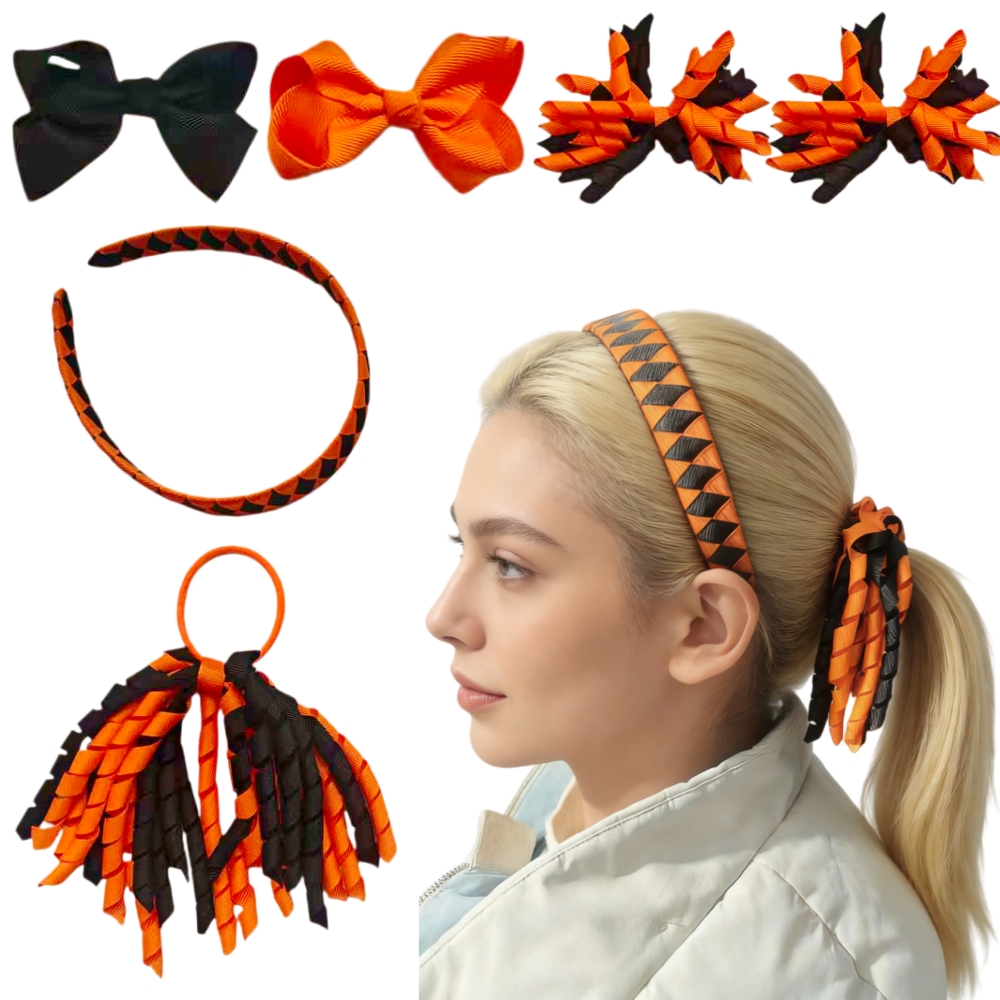 Tie Clip Set - Set di 6 Fasce per Capelli