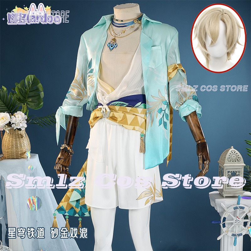 Men'S Accessories Anime - Costume Cosplay di Aventurine dal Gioco