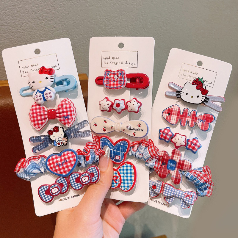 Tie Clip Set - Set di Accessori per Capelli Hello