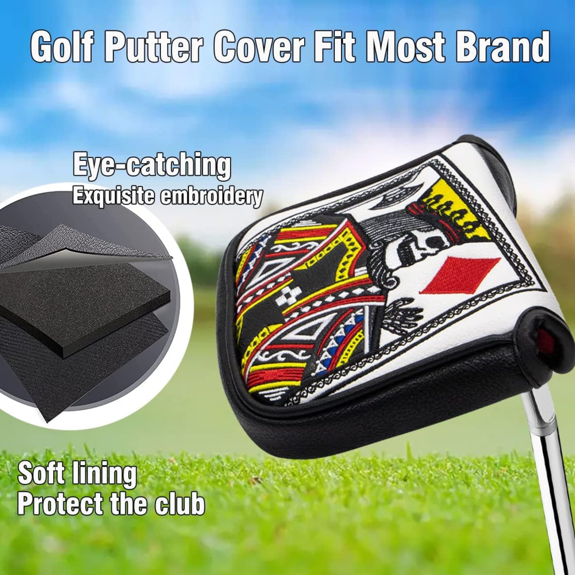 Putter con mazzuolo ricamato K - Men Accessories Gift recensione e prezzo