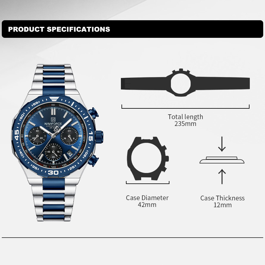 NAVIFORCE Orologio alla moda d - Quality Men'S Accessories recensione e prezzo