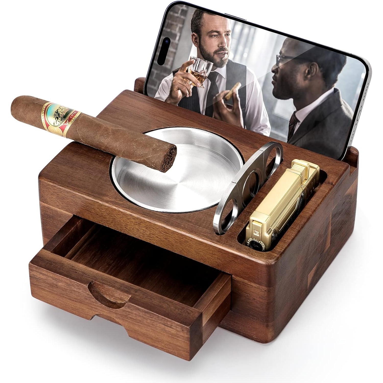 Posacenere in Legno con Suppor - Men Accessories Drawer recensione e prezzo