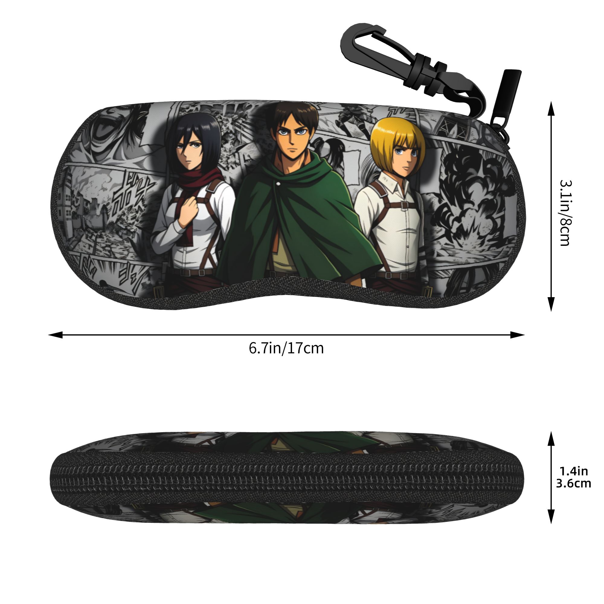 Attack on Titan Eren Yeager Ja - Men'S Accessories Glasses recensione e prezzo