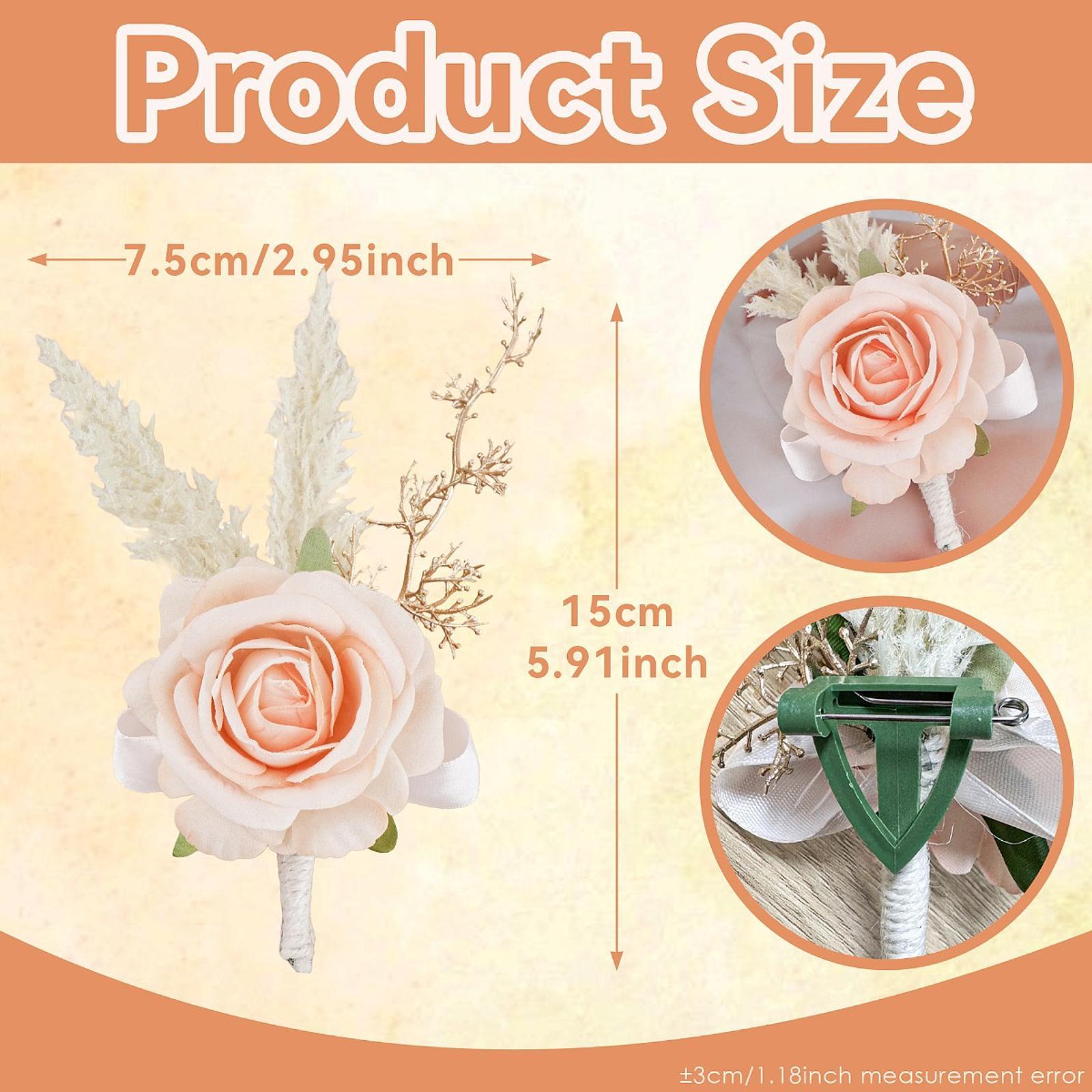 Elegante Boutonniere a Rosa Fa - Men'S Accessories Best recensione e prezzo