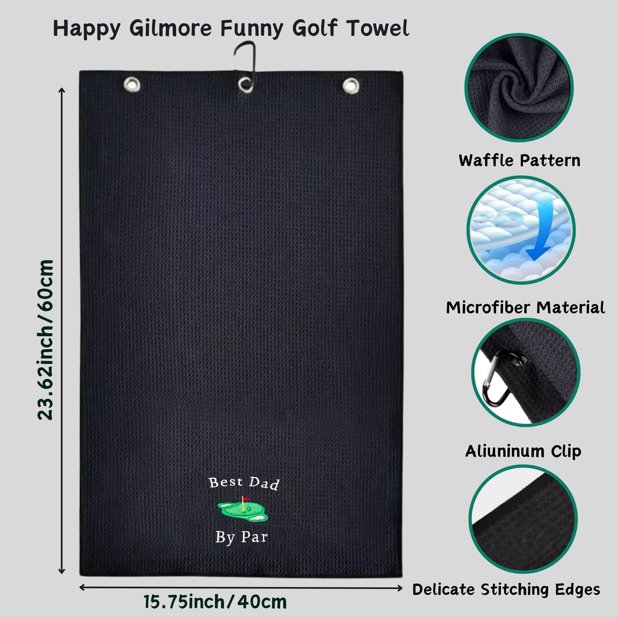 Asciugamano da golf premium in - Men'S Accessories Best recensione e prezzo